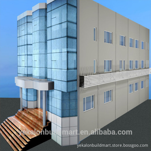 Innovative facade design and engineering supporting for aluminum panel curtain wall